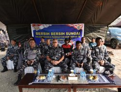 Lantamal XII Ikut Gelar Program Kali Bersih (Prokasih) Nasional 2023 Serentak di 78 Wilayah Satuan TNI AL Seluruh Indonesia