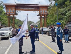 Danlanal Banjarmasin Sambut dan Lepas Tim Expedisi Maritim 2023 Rute Darat dan Laut