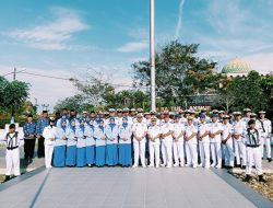 Jelang HUT TNI Angkatan Laut Ke-78, Lanal Bintan Ziarah di Taman Makam Pahlawan