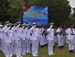 Lanal Bintan Laksanakan Upacara Peringati HUT TNI Angkatan Laut Ke-78