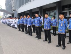Pangkalan TNI Angkatan Laut Palembang Gelar Upacara Memperingati HUT Ke-78 TNI Angkatan Laut