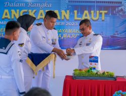 Lanal Lhokseumawe Laksanakan Upacara HUT TNI AL Ke-78 Tahun 2023