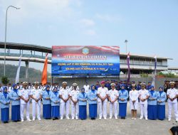 Komandan Lanal Bandung Hadiri Upacara Sertijab Danlanal Banten