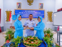 Jalasenastri Cabang 6 Lanal Lhokseumawe Laksanakan Syukuran Dalam Rangka HUT Ke-77 Tahun 2023