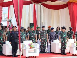 Upacara Pemberangkatan Satgas Pamtas RI-RDTL Sektor Barat Batalyon Kavaleri 6/Naga Karimata