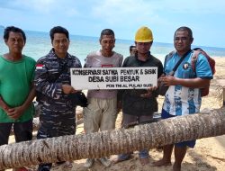 Posal Subi Bekerjasama Dengan Pemerintah Kabupaten Natuna Lepaskan Bibit Penyu Demi Menjaga Kelestarian