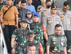 Komandan Lanal Bandung Sambut Presiden RI Dalam Rangka Kunjungan Kerja di Wilayah Jawa Barat