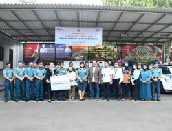 Lanal Bandung Terima Satu Unit Mobil Ambulance dari PT. BRI Persero