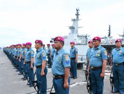 Lantamal I Belawan Laksanakan Upacara Bendera 17-an