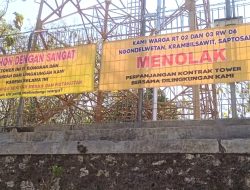 10 Tahun Keluhan Warga Tidak di Gubris Perusahaan, Warga Ngondel Wetan Krambilsawit Saptosari Menolak Perpanjangan Tower di Lingkunganya