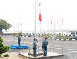 Lantamal I Belawan Laksanakan Upacara Bendera