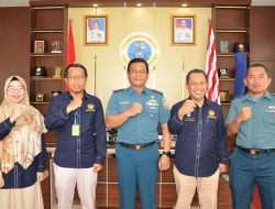 Komandan Lanal Dumai Terima Kunjungan Kehormatan Kepala KPPN Dumai