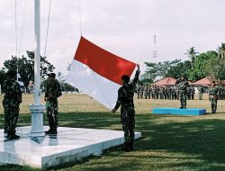 Lanal Bintan Bersama Satuan TNI AL di Tanjung Uban Laksanakan Upacara Hari Sumpah Pemuda Ke-95 Tahun 2023