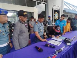 Tim F1QR Lanal Sabang dan Satgas Celebes BAIS TNI Wilayah Sabang Berhasil Menangkap 1 Orang Kurir Sabu Bersama 1 Teman Wanitanya di Dermaga Pelabuhan CT-3 BPKS Sabang