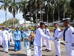 Suasana Haru Warnai Acara Wisuda Purna Bakti di Lanal Sabang