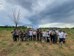 Gerakan Nasional Ketahanan Pangan TA 2023, Lanal Bintan Ikuti Vicon Bersama Wakil Presiden RI