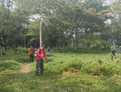 Sambut Hari Pahlawan, Lanal Banjarmasin Gelar Karya Bhakti di Kabupaten Hulu Sungai Selatan