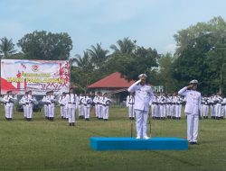 Lanal Bintan Bersama Jajaran Satuan TNI AL di Tanjung Uban Laksanakan Upacara Peringatan Hari Pahlawan Ke-78 Tahun 2023