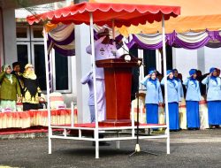 Danlanal Simeulue Pimpin Upacara Peringatan Hari Pahlawan Ke-78 di Kabupaten Simeulue Tahun 2023