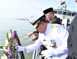 Penuh Hikmat, Lantamal I Gelar Upacara Tabur Bunga Peringati Hari Pahlawan Tahun 2023