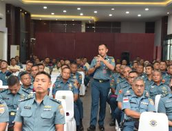 DANLANTAMAL I IKUTI BIMTEK PATJAB PENDIDIKAN DAN KLASKAT PRAJURIT TNI AL TA. 2023