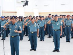 Komandan Lanal Dumai Mengikuti Exit Briefing Danlantamal I Secara Daring