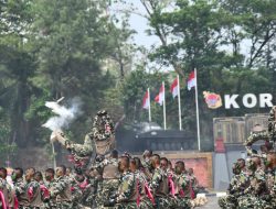 Komandan Lanal Bandung Hadiri Upacara Sertijab Dankormar serta Upacara Parade dan Defile HUT Ke-78 Korps Marinir Tahun 2023