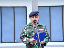 Asintel Danlantamal I Pimpin Upacara Bendera 17-AN