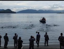 Lanal Sabang Meriahkan Hari Armada RI Tahun 2023 Dengan Lomba Renang Militer