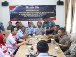 Dalam Rangka Supervisi FKTP, Puskes TNI Kunjungi Balai Kesehatan Lanal Palembang