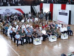 Komandan Lanal Bandung Hadiri Deklarasi Damai Relawan Capres dan Cawapres Pemilu Damai 2024