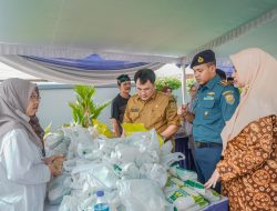 Peringati HUT Armada Tahun 2023, Lanal Palembang Adakan Bazar Murah