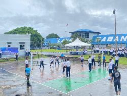 Sambut Hari Armada RI Tahun 2023, Satuan TNI AL Wilayah Sabang Gelar Olahraga Bersama