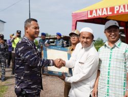 Resmikan Kampung Bahari Nusantara III, Danlanal Palembang Harapkan Sungsang II Jadi Contoh Keberhasilan