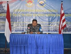Danlanal Bintan Pimpin Penutupan Latihan Pengamanan Pemilu Koarmada RI TW IV TA 2023