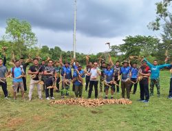 Wujudkan Ketahanan Pangan, Lanal Dabo Singkep Ubah Lahan Tidur Jadi Lahan Produktif