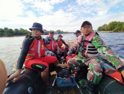 Pos TNI AL Muntai Bersama Tim SAR Gabungan Berhasil Temukan Jenazah Orang Jatuh di Laut