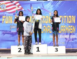 Jaring Bibit Atlet, Lanal Banjarmasin Adakan Fun Swimming Competition 2023