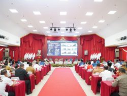 Danlanal Dumai Turut Hadir Dalam Rakor Lintas Sektoral Operasi Lilin Lancang Kuning 2023-2024 di Provinsi Riau