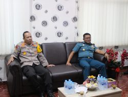 Danlantamal I Kunjungan Kerja Ke Dirpolair Polda Sumut