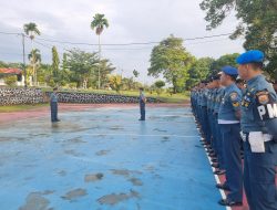 Danlanal Dabo Singkep Pimpin Apel Khusus Jajaran Lanal Dabo Singkep