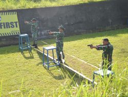 Lanal Dumai Gelar Latihan Menembak Guna Asah Kemampuan Prajurit
