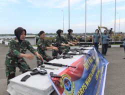 Sambut Hari Ulang Tahun Ke-61, Srikandi Laut Lantamal I Gelar Lomba Bongkar Pasang Senjata