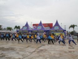 Olahraga Bersama Dalam Rangka HUT Ke-61 Kowal di Lanal Dumai