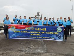 Sambut HUT Ke-61, Kowal Lantamal I Gelar Olahraga Bersama