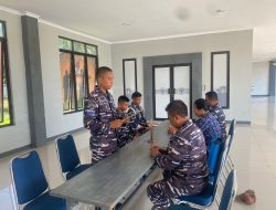 Komandan Lanal Bengkulu Hadiri dan Ikuti Doa Akhir Tahun 2023 di Masjid Al- Mubarok Lanal Bengkulu