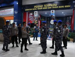 Prajurit Lanal Banjarmasin Laksanakan Patroli Jelang Pergantian Malam Tahun Baru