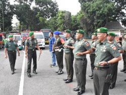 Danrem 072/Pamungkas Pimpin Apel Gelar Pasukan Pengamanan Wakil Presiden RI