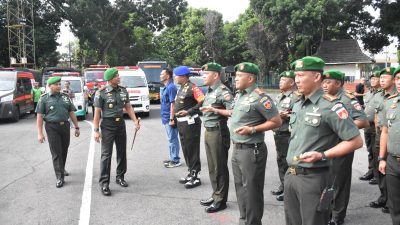 Danrem 072/Pamungkas Pimpin Apel Gelar Pasukan Pengamanan Wakil Presiden RI