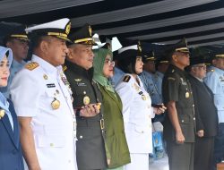 Komandan Lanal Bandung Hadiri Upacara Serah Terima Jabatan Danseskoau